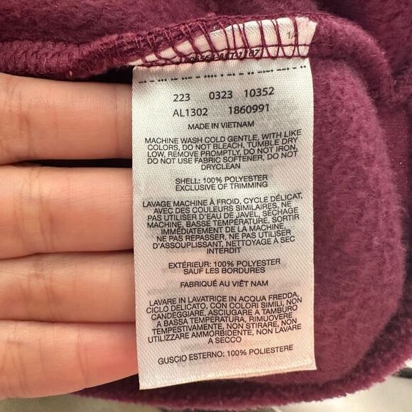 Columbia Benton‎ Springs Half Snap Pullover Marrionberry Dark Nocturnal Small - Picture 6 of 7